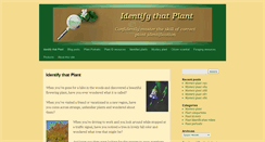 Desktop Screenshot of identifythatplant.com