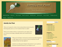 Tablet Screenshot of identifythatplant.com